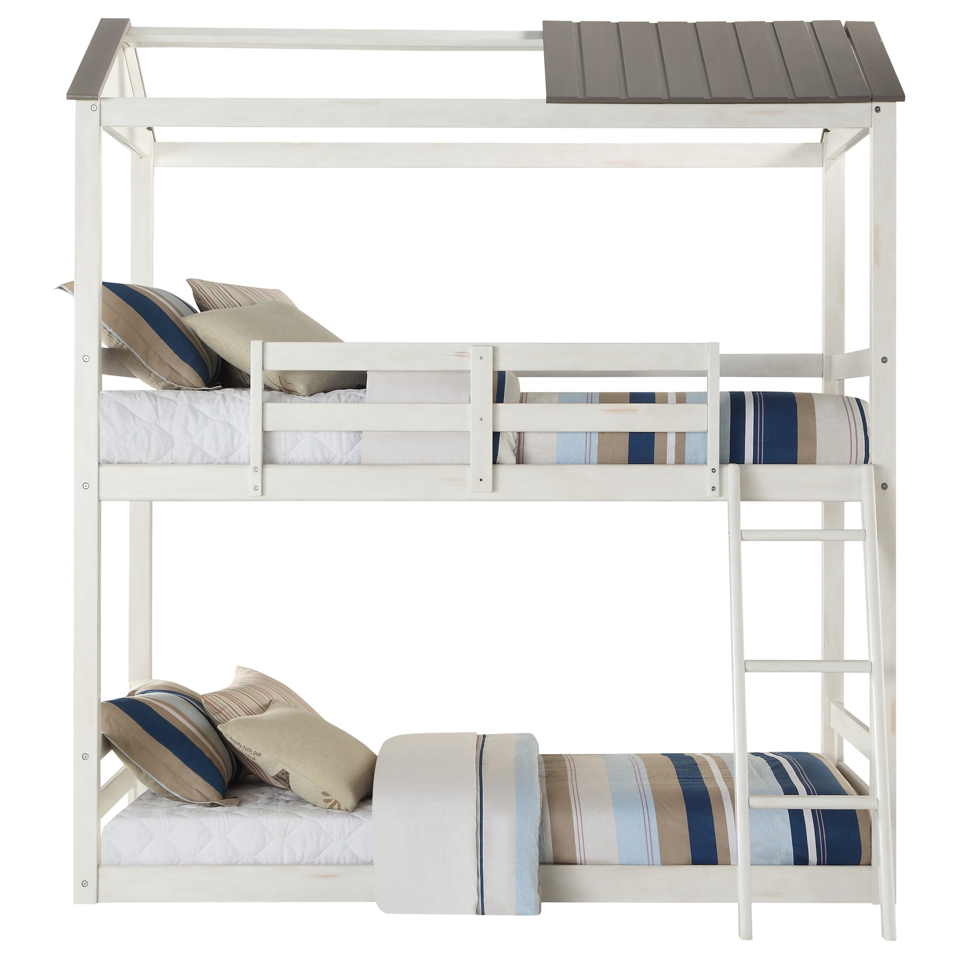 Acme Furniture Nadine Cottage Twin/Twin Bunk Bed with Cottage Style